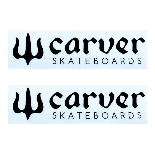 Carver Skateboards 2x Surfboard Sticker Surf Accessory