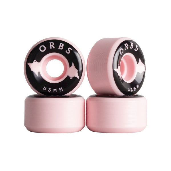 Orbs Specters Solid - Conical - 99A - (Light Pink) Skateboard Wheels - 53mm