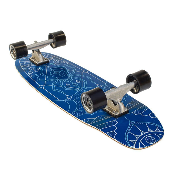 Carver Blue Widow - CX Surfskate Cruiser Skateboard - 9.875