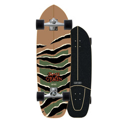 Carver JOB Camo Tiger - CX Surfskate Cruiser Skateboard - 10.25" x 33.5" - Skatewarehouse.co.uk
