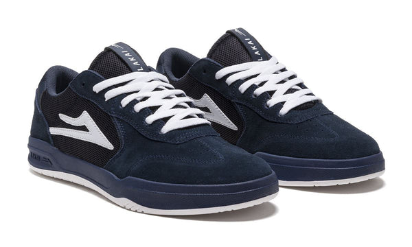 Lakai Atlantic Skate Shoes - Navy/Navy - Skatewarehouse.co.uk