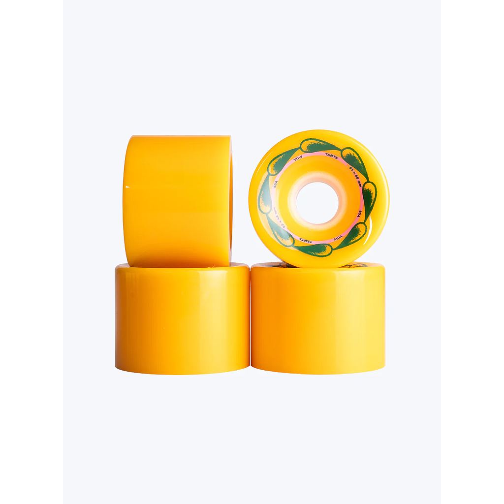 Tanta Wheels x Mustard SHR 80A Wheels Pack - Skatewarehouse.co.uk