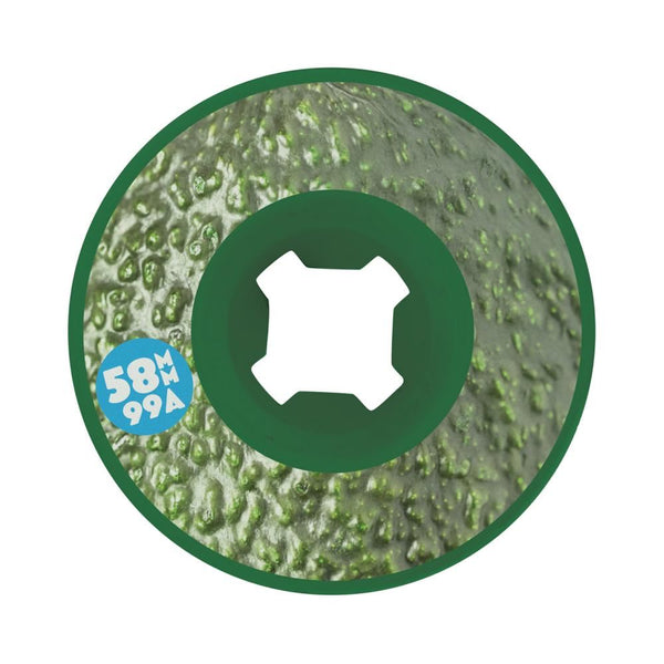 OJ Skateboard Wheels Avocado Lil Doodies 99a - Green - Skatewarehouse.co.uk