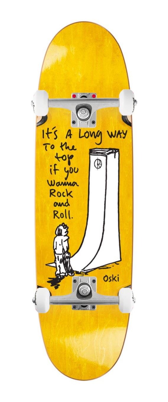 Polar Skate Co Oskar Rozenberg - Rock & Roll WHEEL WELL x Venom Custom Complete Skateboard - 8.25