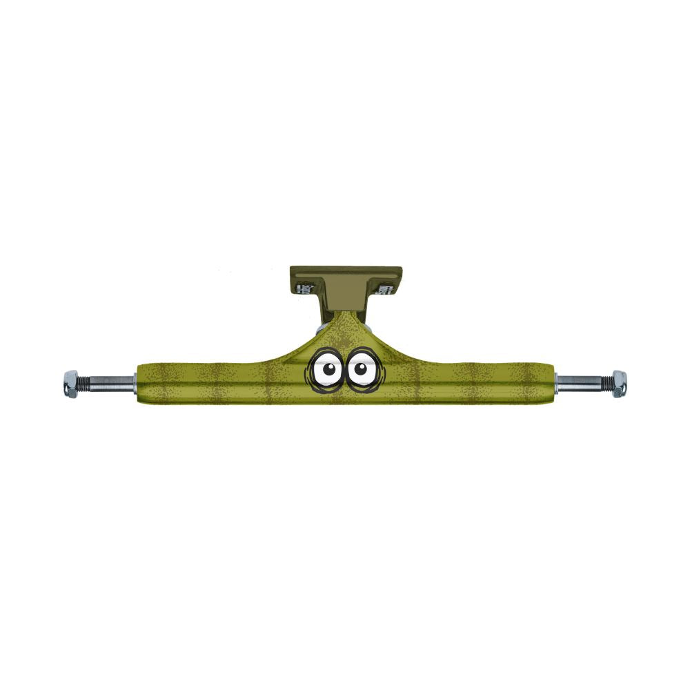 Slappy ST1 Hollow Pickle Green Skateboard Trucks - 10.5" (Pair)