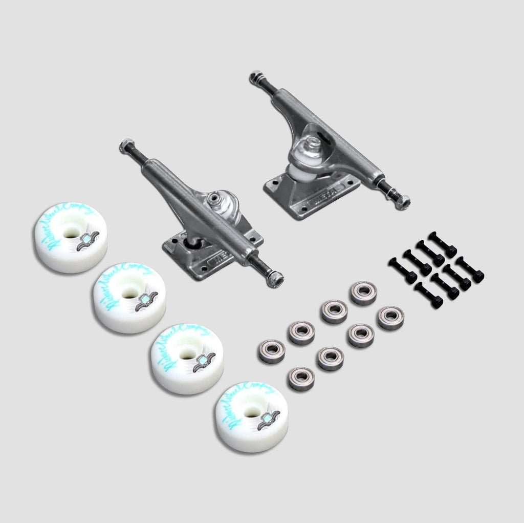 Picture Silver Undercarriage Kit - 54mm Skateboard Trucks (Pair)