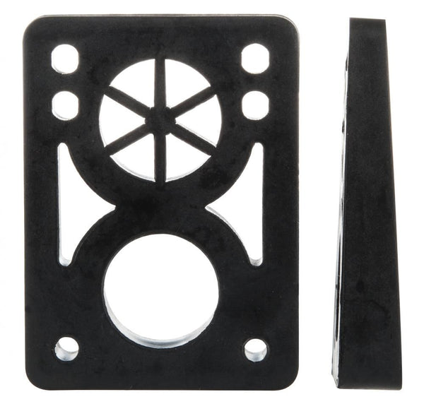 D Street Risers Soft Wedge Risers (Pack 2) - Black - Skatewarehouse.co.uk