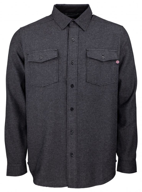 Independent Shirt Chainsaw Shirt - Dark Heather - Skatewarehouse.co.uk