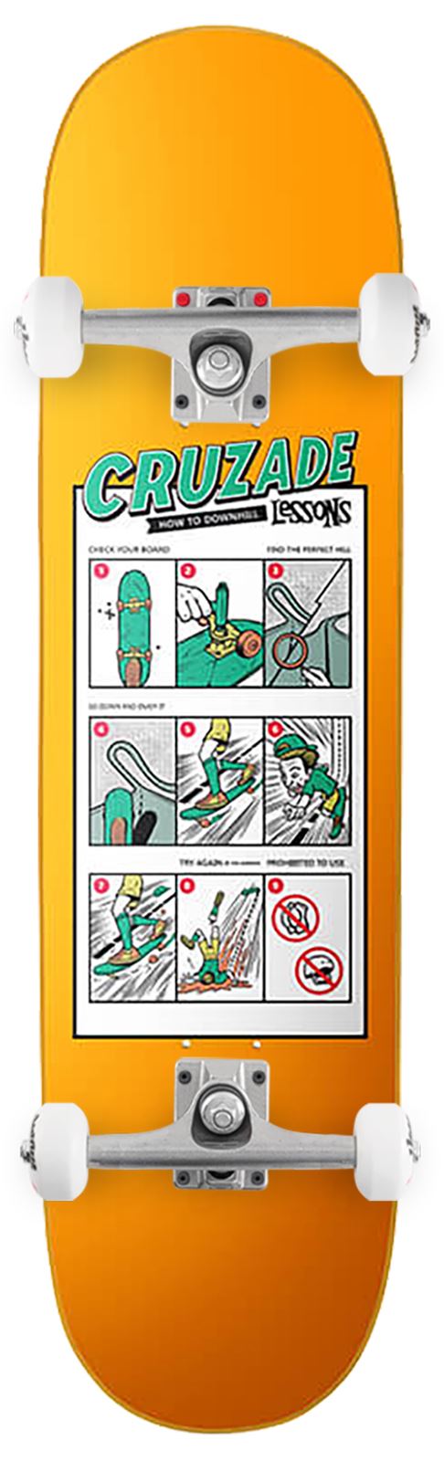 Cruzade Lessons IV Square High Cruzade x Venom Custom Complete Skateboard - 8.25
