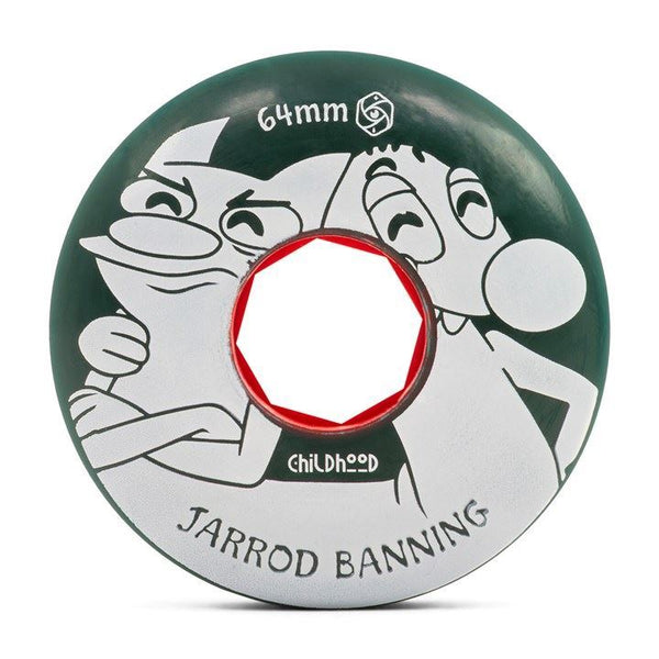 Red Eye Childhood Banning Inline Skate Wheels - Green