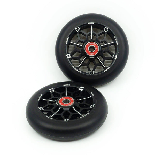 CORE Hex Hollow Stunt Scooter 110mm - Black Scooter Wheels