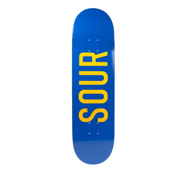Sour Solution 'Army' Blue/Yellow (S2) Skateboard Deck - 8.5