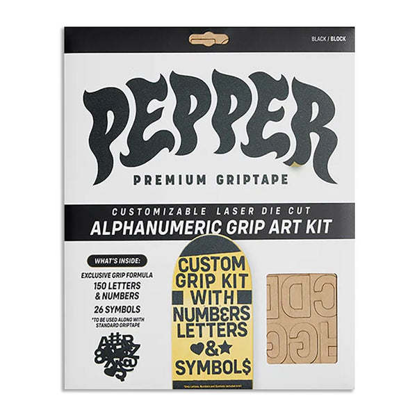 Pepper G5 Alpha# - Custom Grip Kit Skateboard Grip Tape