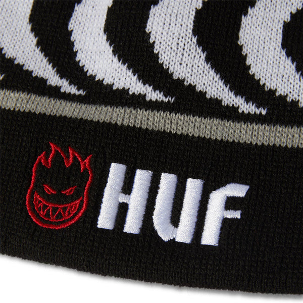 HUF Spitfire Skull Beanie (Black) - One Size