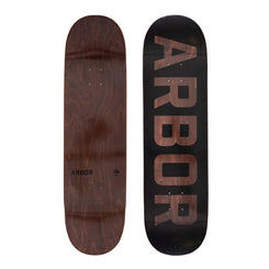 Arbor Logo Surplus 8 Logo Skateboard Deck - 8.0" - Skatewarehouse.co.uk