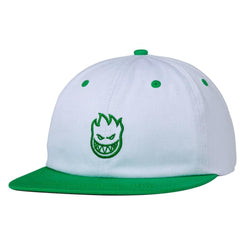 Spitfire Cap Lil Bighead White / Green - O/S - Skatewarehouse.co.uk