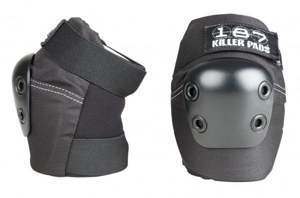 187 Killer Pads Slim Elbow - Black - Skatewarehouse.co.uk