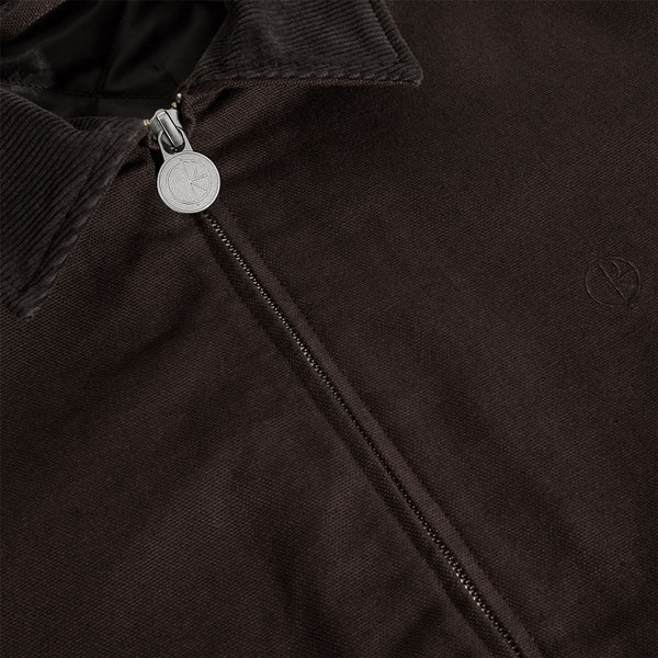 Polar Skate Co Cliff Jacket With Quilted Lining (Chocolate)
