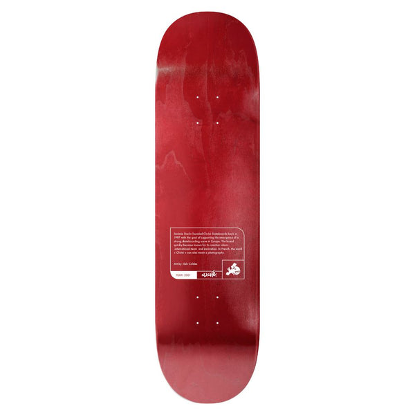 Heritage Cliché Jeremie Daclin Camera Grey Skateboard Deck - 8.5