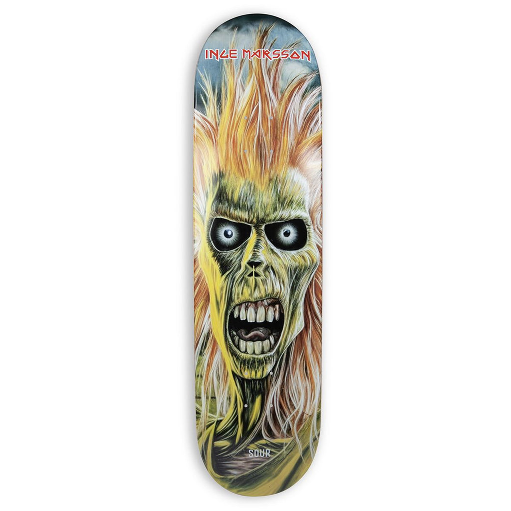 Sour Solution Nisse Ingemarsson 'Maiden' Skateboard Deck - 8.375" - Skatewarehouse.co.uk