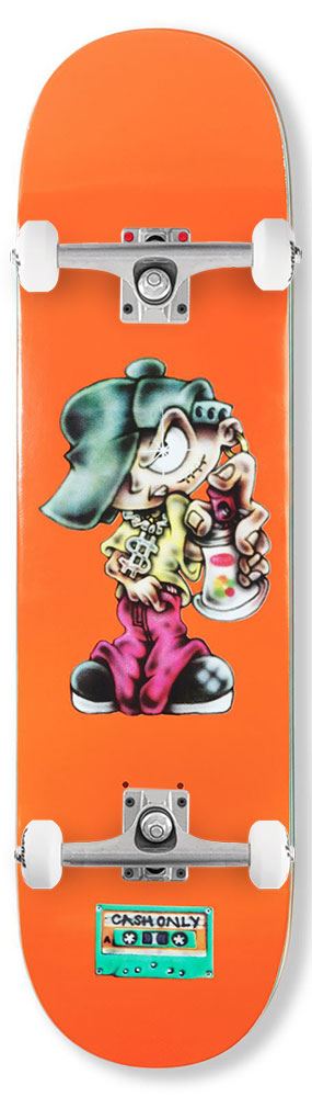 Cash Only 'Lad' x Venom Custom Complete Skateboard - 8.25