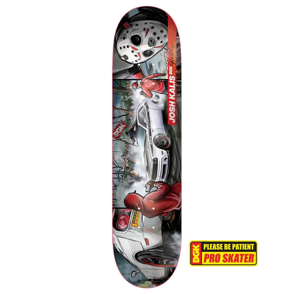 DGK Josh Kalis 'Oversteer' Skateboard Deck - 8.06" - Skatewarehouse.co.uk