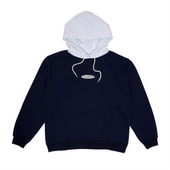 WKND Twotone Hoodie Navy / Heather - Skatewarehouse.co.uk