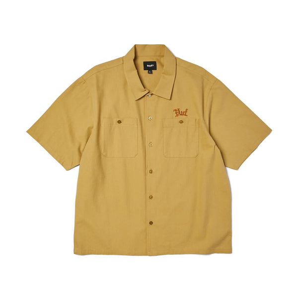 HUF Fantasies Ss Work Shirt (Tan) - L