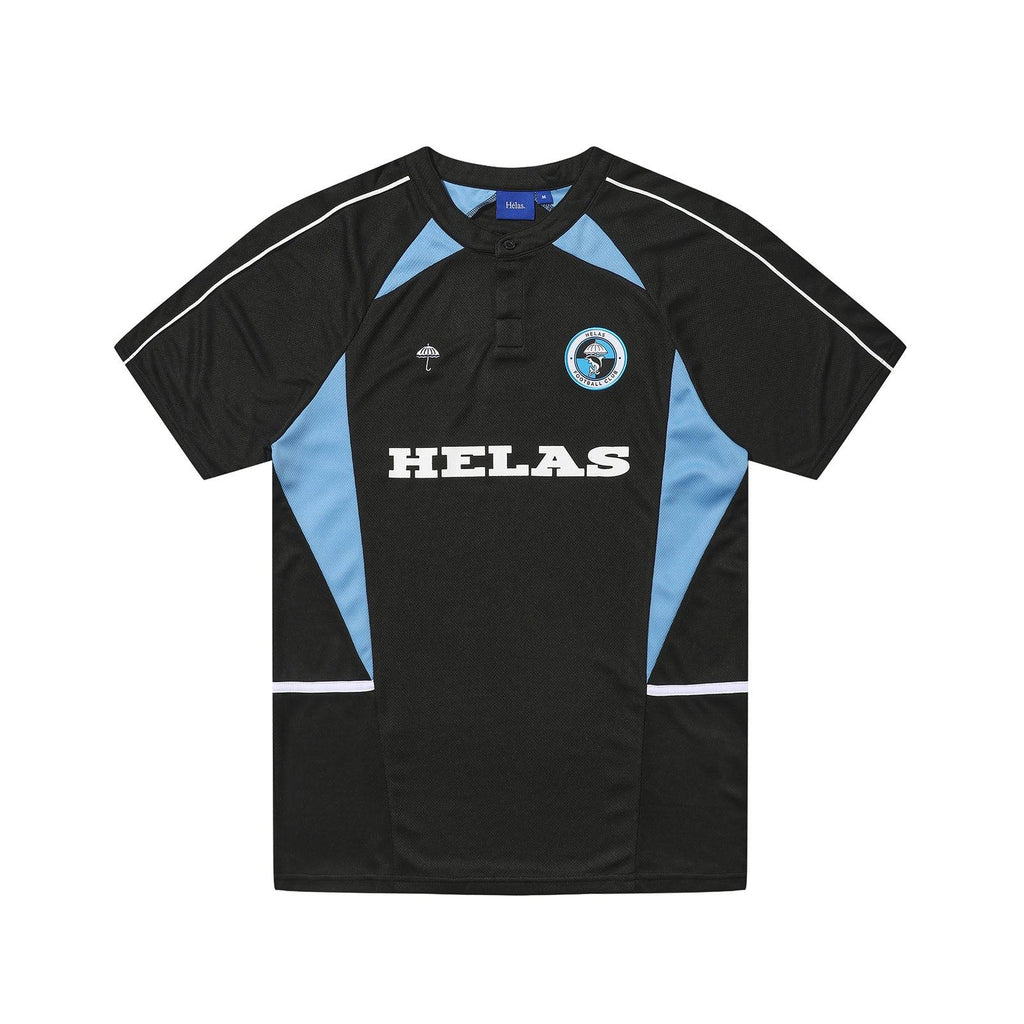 Helas Dolphin Football Polo (Black / Blue) Apparel - S