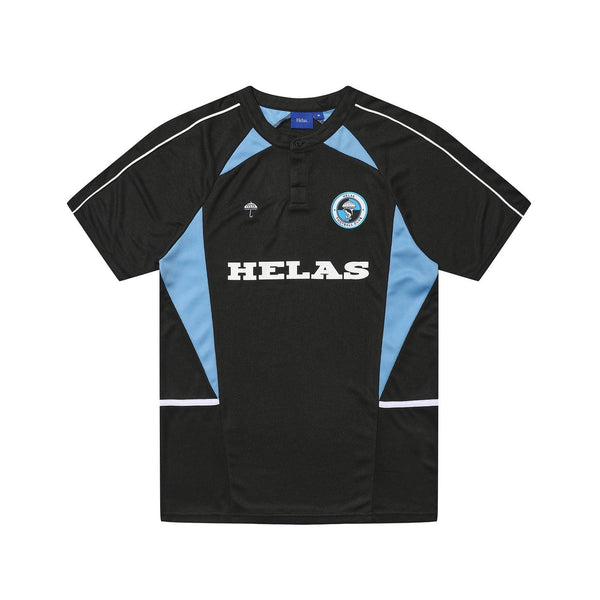 Helas Dolphin Football Polo (Black / Blue) Apparel - S