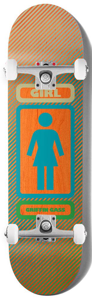 Girl Til W43D3 Griffin Gass x Venom Custom Complete Skateboard - 8.5