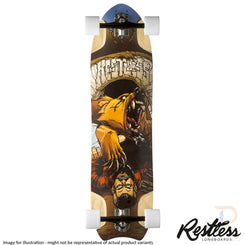 Restless NKD - Setup 4 with Paris Raw 180mm Trucks Longboard Complete