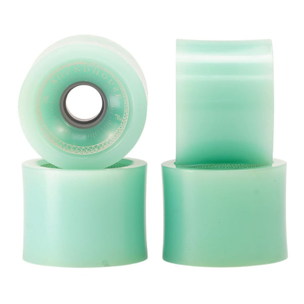 Carver Skateboards Roundhouse - Concave - Glass Green (78A) Skateboard Wheels - 69mm