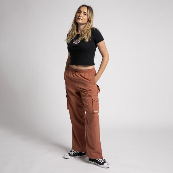 Santa Cruz Womens Pant Odyssey - Clay - Skatewarehouse.co.uk