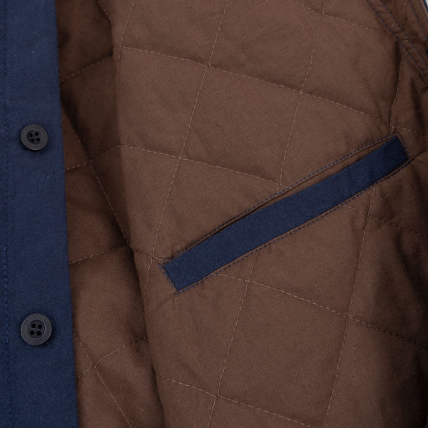 Magenta Maze Overshirt Navy - Skatewarehouse.co.uk