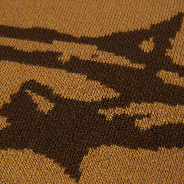 HUF Fantasies Knit Ss Top (Brown)