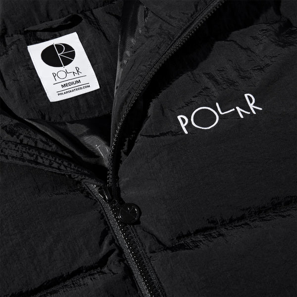Polar Skate Co Pocket Puffer Jacket - Black - XS