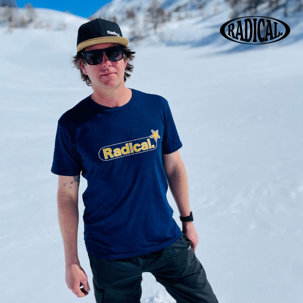 Radical. Star T-shirt, Unisex - Navy - Skatewarehouse.co.uk