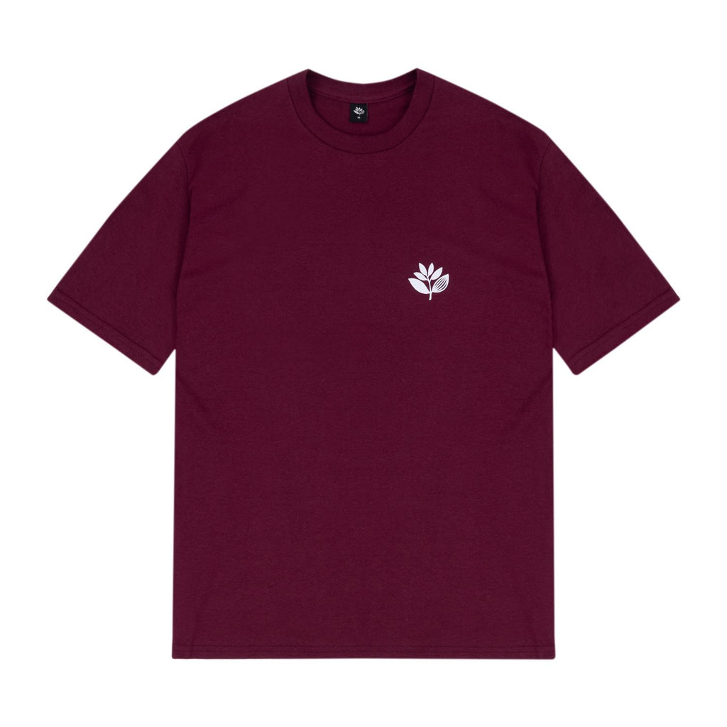 Magenta Plant Tee Burgundy - Skatewarehouse.co.uk