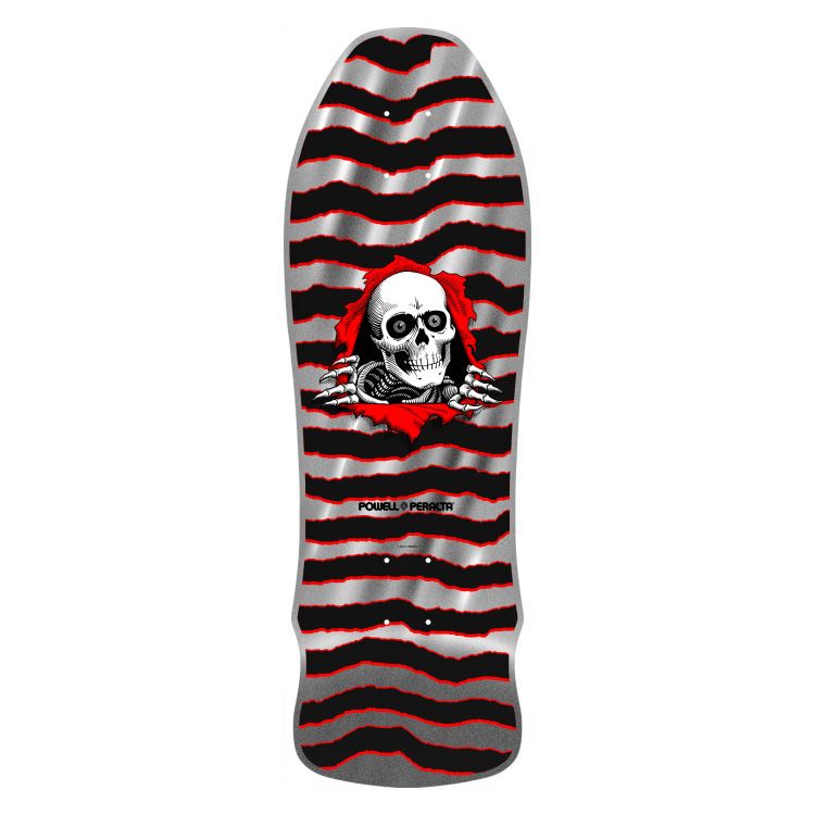 Powell-Peralta Geegah • Ripper '' • Silver Foil (Shape ) Skateboard Deck - 13.0" - Skatewarehouse.co.uk