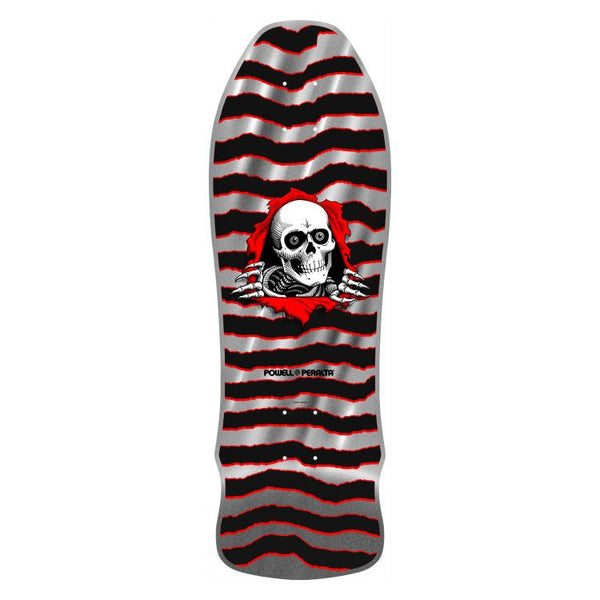 Powell-Peralta Geegah • Ripper '' • Silver Foil (Shape ) Skateboard Deck - 13.0