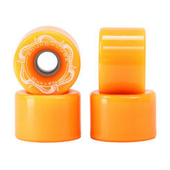 Carver Surf Skate Skateboard Roundhouse Wheels - 65mm 83a Slick - Orange Glo - Skatewarehouse.co.uk