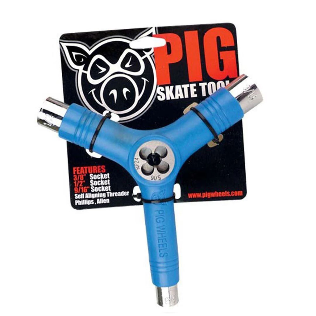 Pig Skateboard Tool - Blue - Skatewarehouse.co.uk