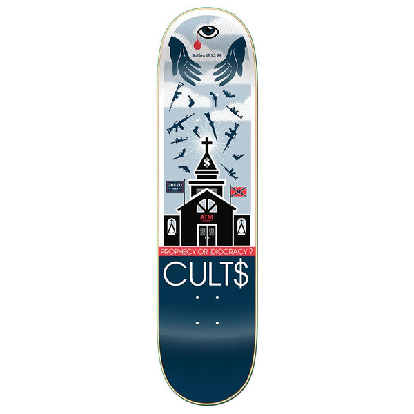 StrangeLove 'Cults' x (WB: ) Artwork by Don Pendleton Skateboard Deck - 8.0