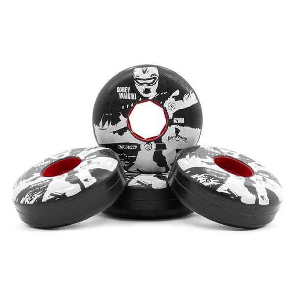 Red Eye Childhood Wiakiki Inline Skate Wheels - Black