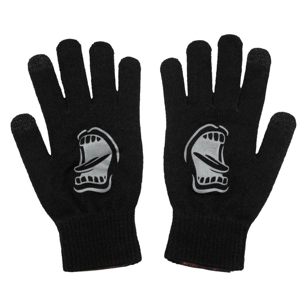 Santa Cruz Accessories Screaming Gloves Black - O/S - Skatewarehouse.co.uk