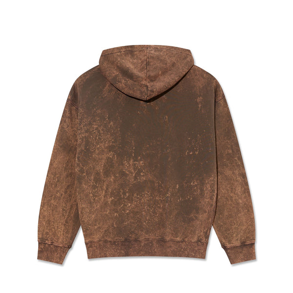 Polar Skate Co Acid Frank Hoodie | Surf Logo (Brown) - S