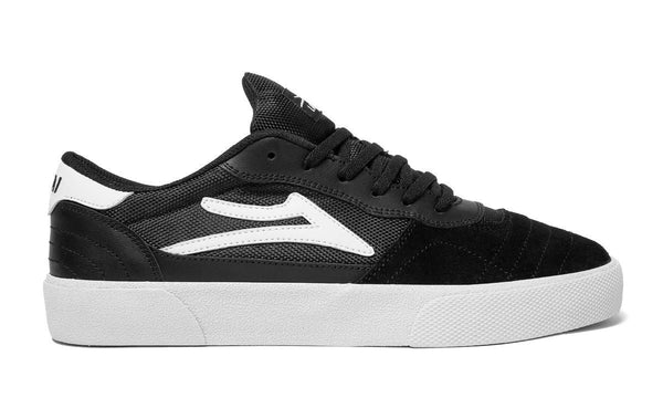 Lakai Cambridge Skate Shoes - Black / White - Skatewarehouse.co.uk