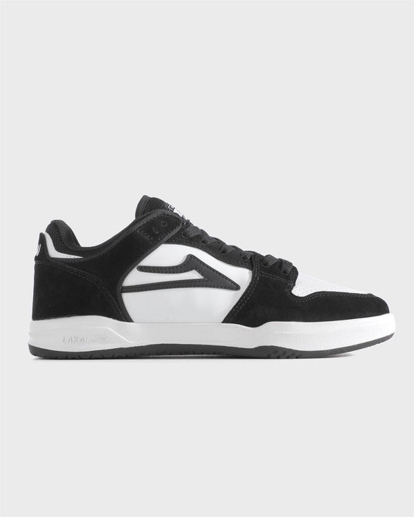 Lakai Telford Low Skate Shoes - Black White