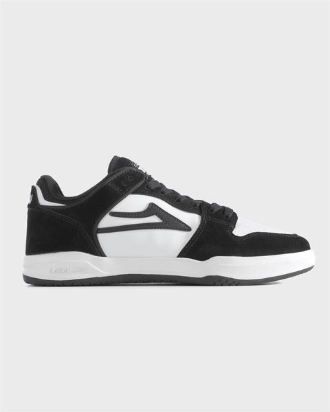 Lakai Telford Low Skate Shoes - Black White